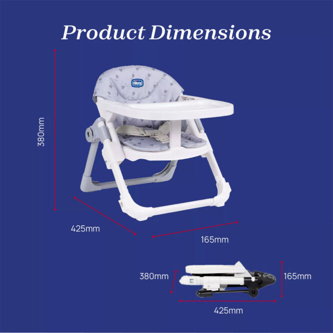 Chicco Chairy Convertible Booster Seat (6m+) Max 15kg - Bunny