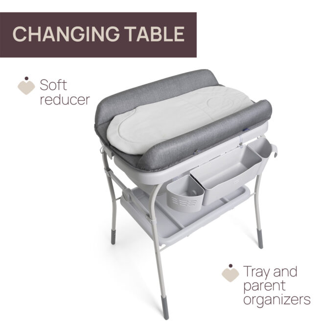 Chicco Cuddle & Bubble Comfort (0m+) Max 11kg - Graphite Melange