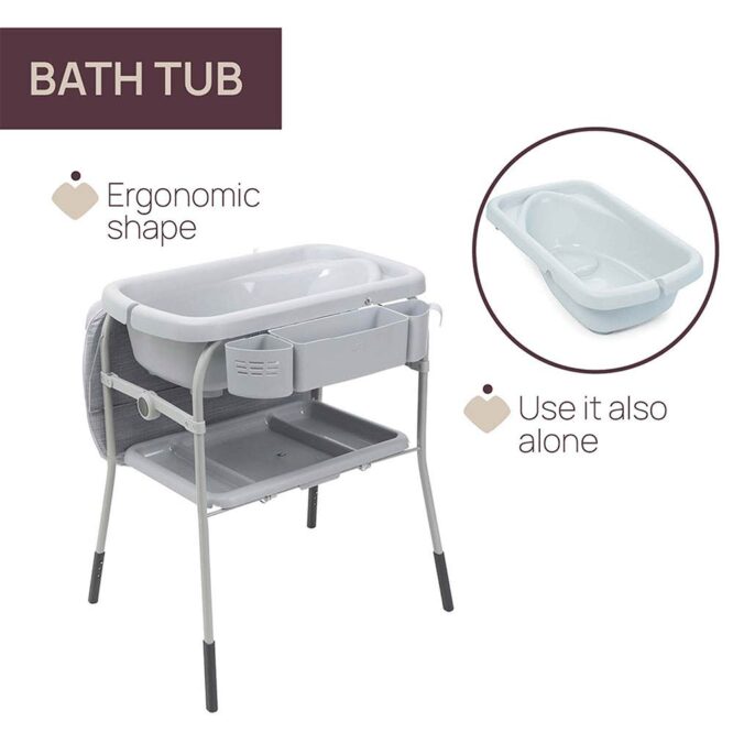 Chicco Cuddle & Bubble Comfort (0m+) Max 11kg - Gray Melange