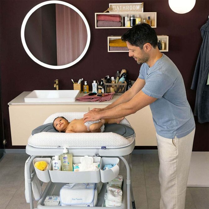 Chicco Cuddle & Bubble Comfort (0m+) Max 11kg - Gray Melange