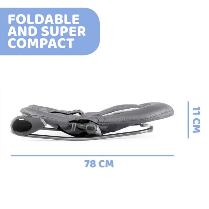 Chicco Hooplà Baby Bouncer (0m+) Max 18kg - Moon Gray