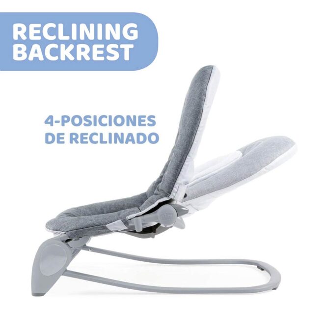 Chicco Hooplà Baby Bouncer (0m+) Max 18kg - Titanium