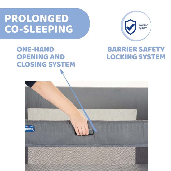 Chicco Next2Me Forever Crib (0m+) Max 22kg - Slate Gray