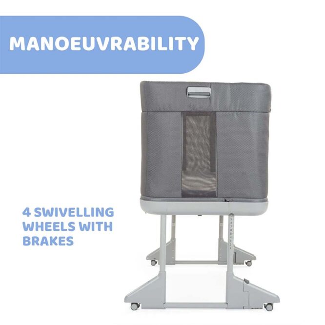 Chicco Next2Me Forever Crib (0m+) Max 22kg - Slate Gray