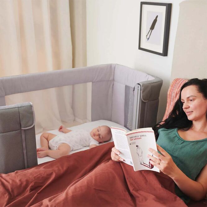 Chicco Next2Me Forever Crib (0m+) Max 22kg - Slate Gray