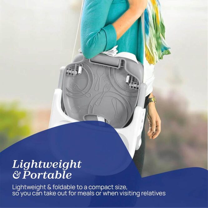 Chicco Pocket Snack Booster Seat (6m+) Max 15kg - Dark Gray