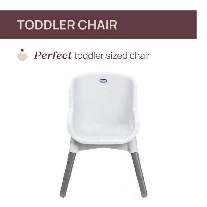 Chicco Zest Highchair (6m+) Max 40kg - Moon Gray