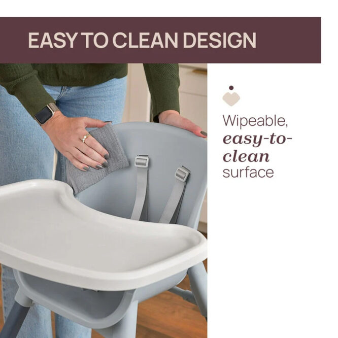 Chicco Zest Highchair (6m+) Max 40kg - Moon Gray