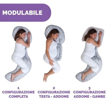 Boppy Total Body Pillow – Criss Cross Gray, 3 Pcs Boppy Total Body Pillow - Criss Cross Gray, 3 Pcs