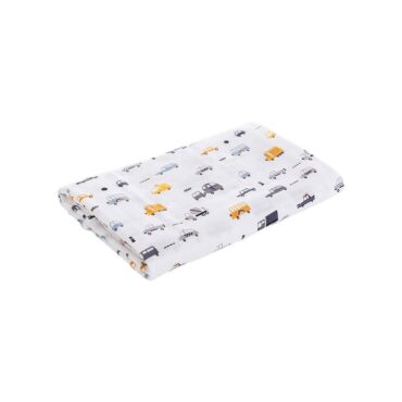 Caline Baby Cotton Muslin Swaddle - Cars
