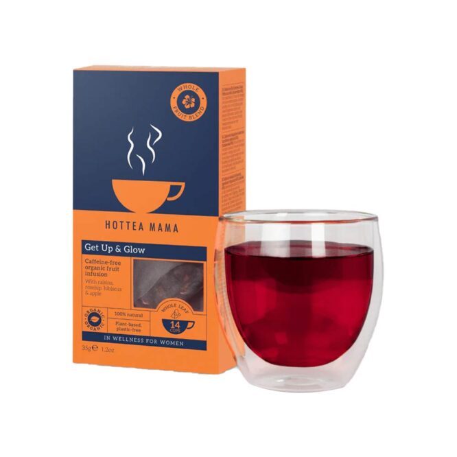 HotTea Mama Organic Tea | Get Up & Glow - 14 Tea Bags