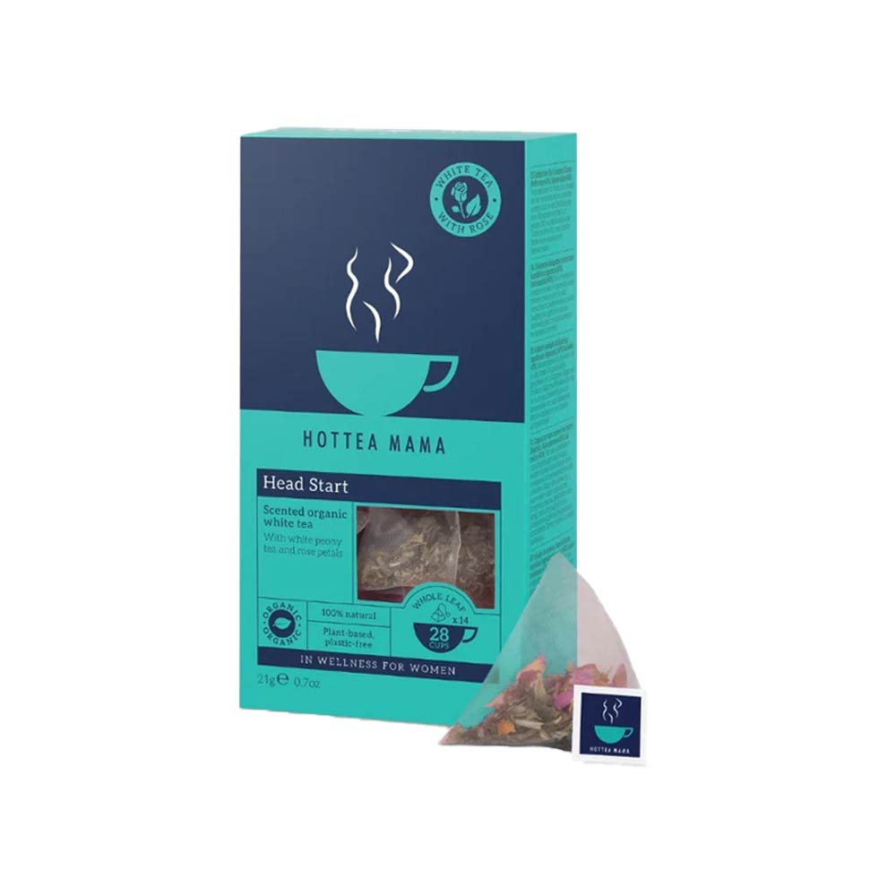 HotTea Mama Organic Tea | Head Start - 14 Tea Bags