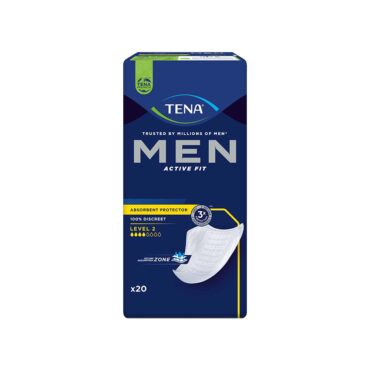 Tena Men Active Fit Level 2 Absorbent Protector - 20 Incontinence Pad