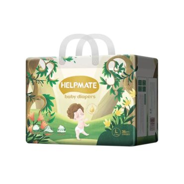 HelpMate Premium Baby Diapers Size Large (9-14kg) 36 Diapers