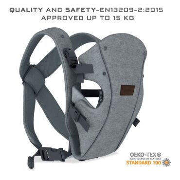 Neobreez ATLIX 3-In-1 Baby Carrier (0m+) Up to 3.5-15kg - Dark Gray