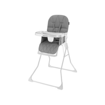 Neobreez CRIS Foldable Baby High Chair (6-36m) Max 15kg - Medium Gray/White