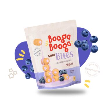 Booga Booga Mini Bites Blueberry Filling 80g