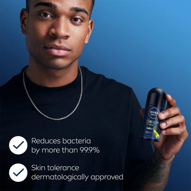 Nivea Men Deodorant Deep Extreme MaxxTech 50ml