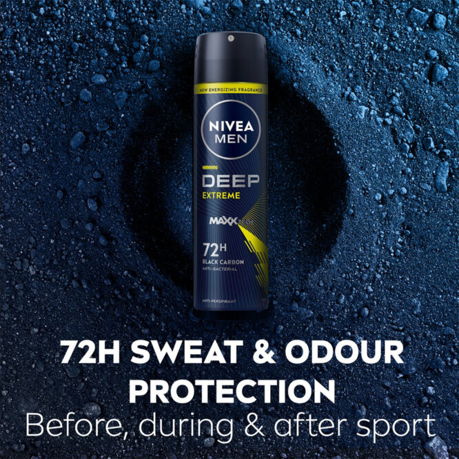 Nivea Men Deodorant Spray Deep Extreme MaxxTech 150ml