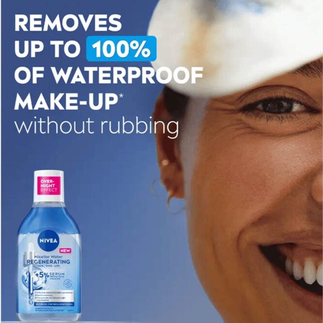 Nivea Mlcellar Water Restoring Face & Eyes With Seum 400ml