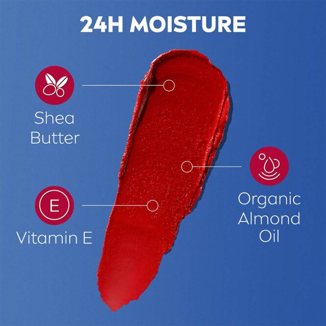 Labello 3-In-1 Caring Beauty Lip & Cheek Balm - Red 4.8g