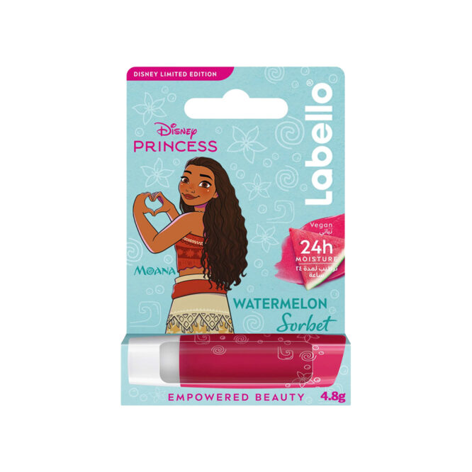 Labello Disney Princess Moana Lip Balm - Watermelon Sorbet 4.8g