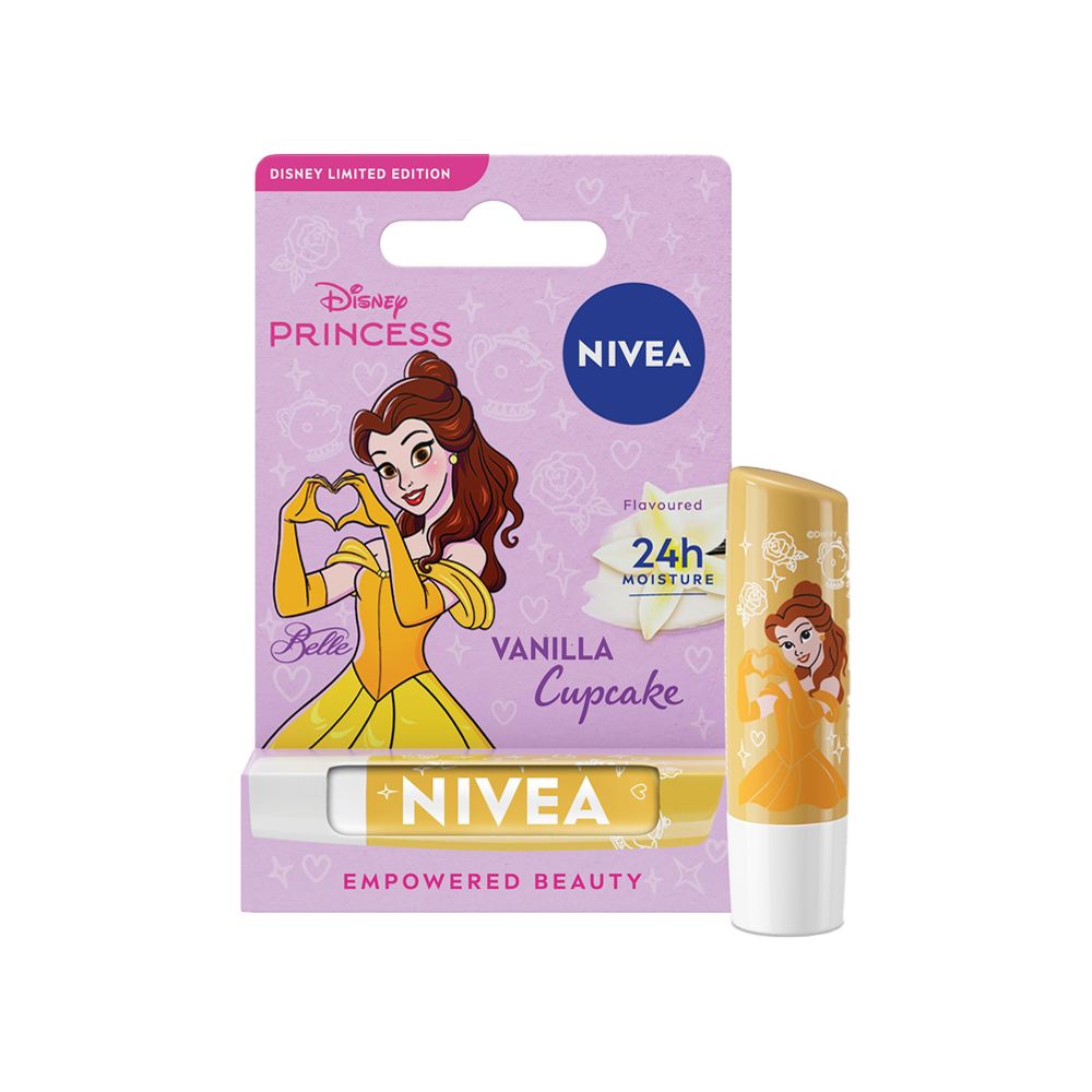 Labello Disney Princess Belle Lip Balm - Vanilla Cupcake 4.8g