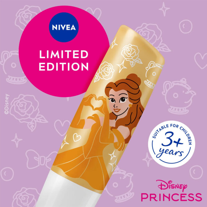 Labello Disney Princess Belle Lip Balm - Vanilla Cupcake 4.8g