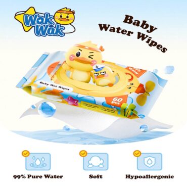 Wak Wak Baby Wet Wipes - 60 Wipes
