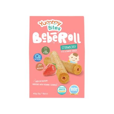 Yummy Bites Bebe Roll Strawberry 40g