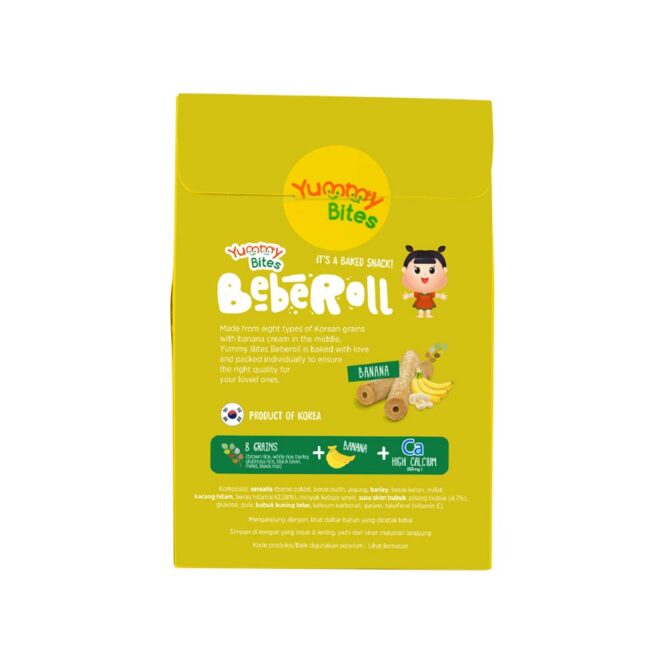 Yummy Bites Bebe Roll Banana 40g