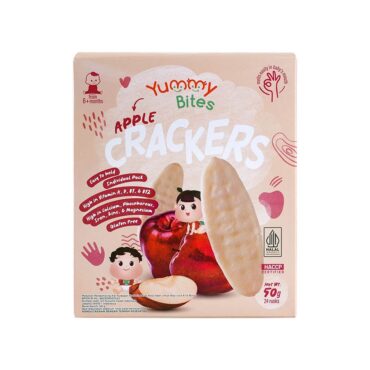 Yummy Bites Rice Crackers | Apple Flavor (6m+) 50g