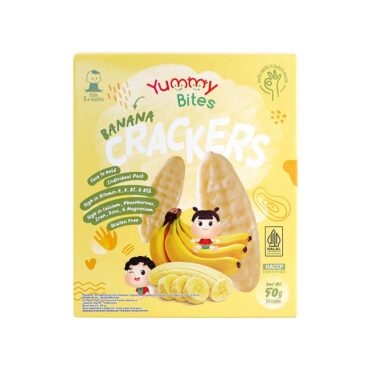 Yummy Bites Rice Crackers | Banana Flavor (6m+) 50g