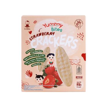 Yummy Bites Rice Crackers | Strawberry Flavor (6m+) 50g