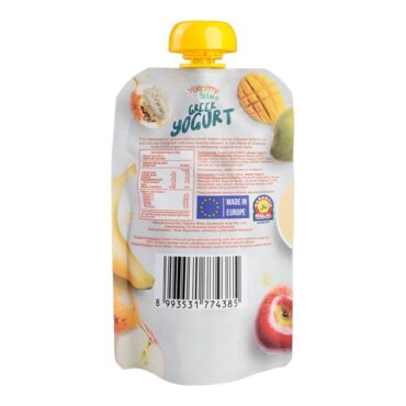 Yummy Bites Greek Yogurt | Passion Fruit, Mango, Apple & Banana Flavor (8m+) 100g