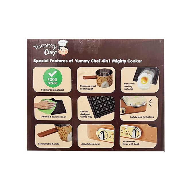 Yummy Chef 4-In-1 Mighty Cooker - Giraffe