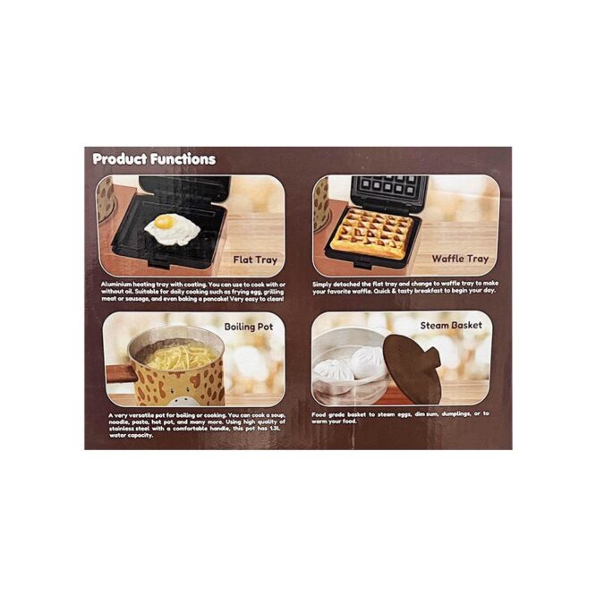 Yummy Chef 4-In-1 Mighty Cooker - Giraffe