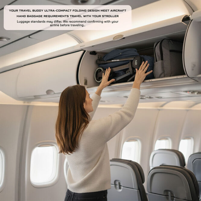 Neobreez DECA Compact Stroller (0-4Yrs) Max 22kg - Dark Gray