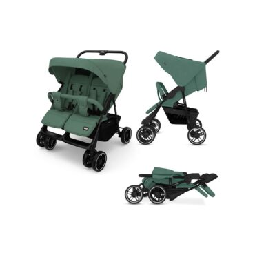 Neobreez DUADX Twin Stroller (0-3Yrs) Max 30kg - Green
