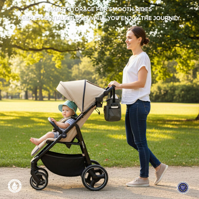 Neobreez FYRA Stroller Organizer Caddy Bag - Dark Gray