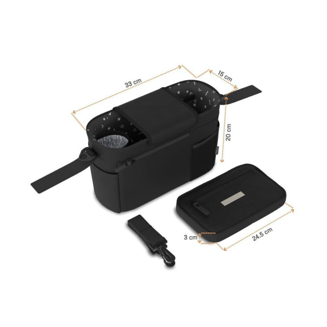 Neobreez FYRA Stroller Organizer Caddy Bag - Black