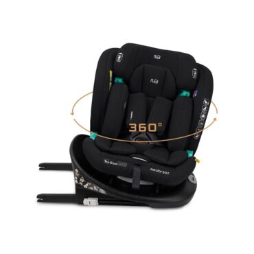 Neobreez i-GAURDIA 360° i-Size Car Seat (0-12Yrs) Max 36kg - Black
