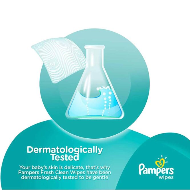 Pampers Complete Clean Baby Wipes Lotion with Aloe Vera - 64 Wipes