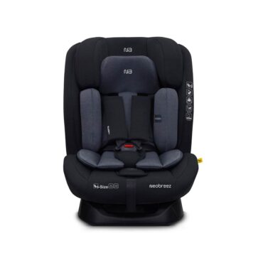 Neobreez i-Hepta i-Size Car Seat (0-12Yrs) Max 36kg - Black/Gray
