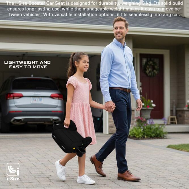 Neobreez i-Sanfaro i-Size Car Seat Booster (6-12Yrs) Max 36kg - Black