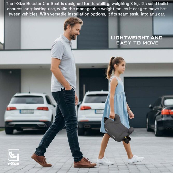 Neobreez i-Sanfaro i-Size Car Seat Booster (6-12Yrs) Max 36kg - Dark Gray