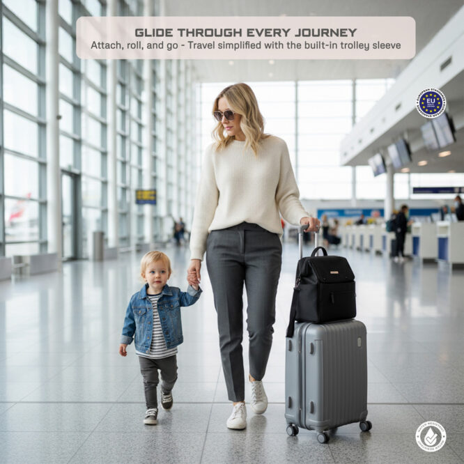 Neobreez Nixe Diaper Bag - Black