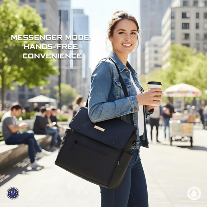 Neobreez Nixe Diaper Bag - Black