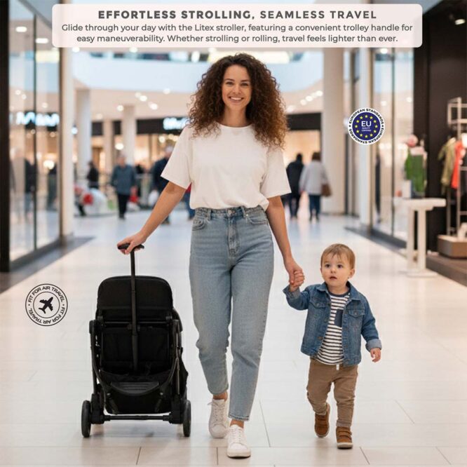 Neobreez Litex Compact Stroller (0-3Yrs) Max 15kg - Olive Green
