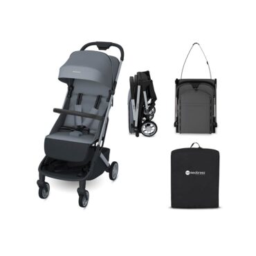 Neobreez Neolite Compact Stroller (0-4Yrs) Max 22kg - Dark Gray/Black
